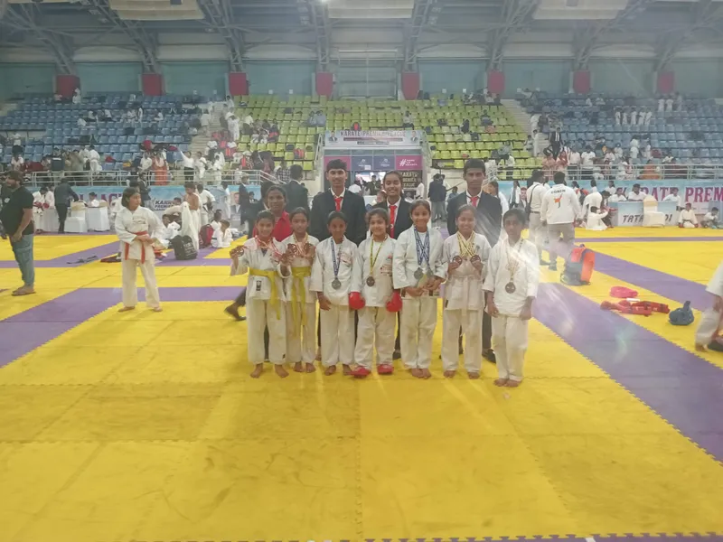 Our champions in action — proud moments from regional and state-level tournaments showcasing the skill and spirit of MSKO Karate.