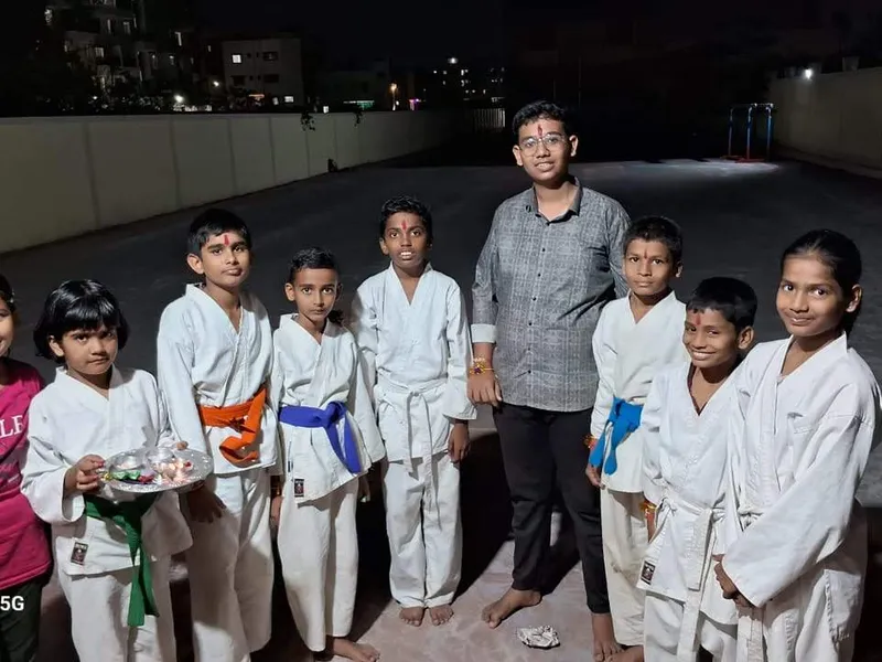 Our dojo family came together to celebrate the bond of Raksha Bandhan, blending tradition with the spirit of karate camaraderie.